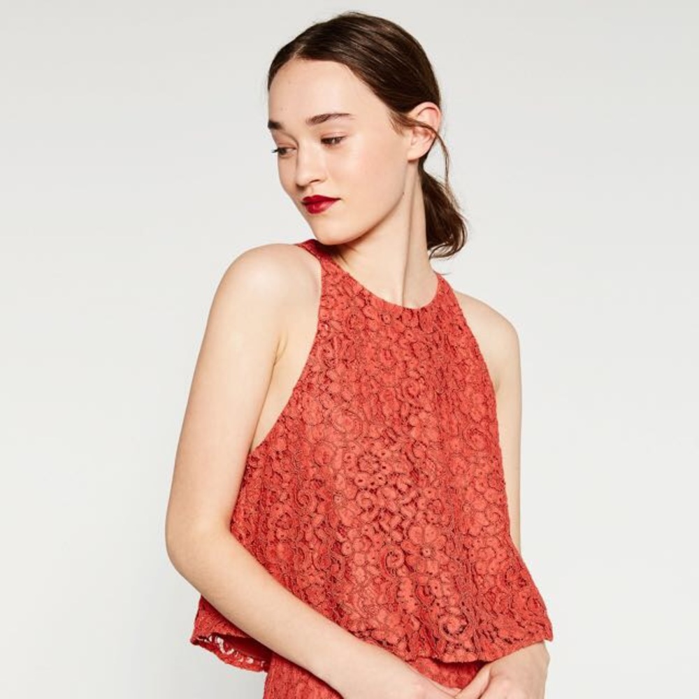 Zara lace top